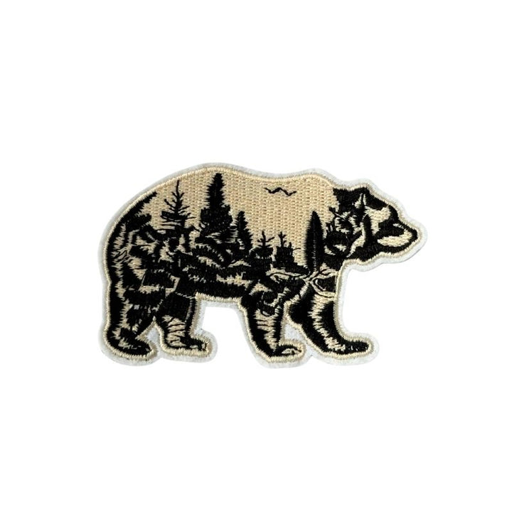 Des patchs d'ours "Dehors !"