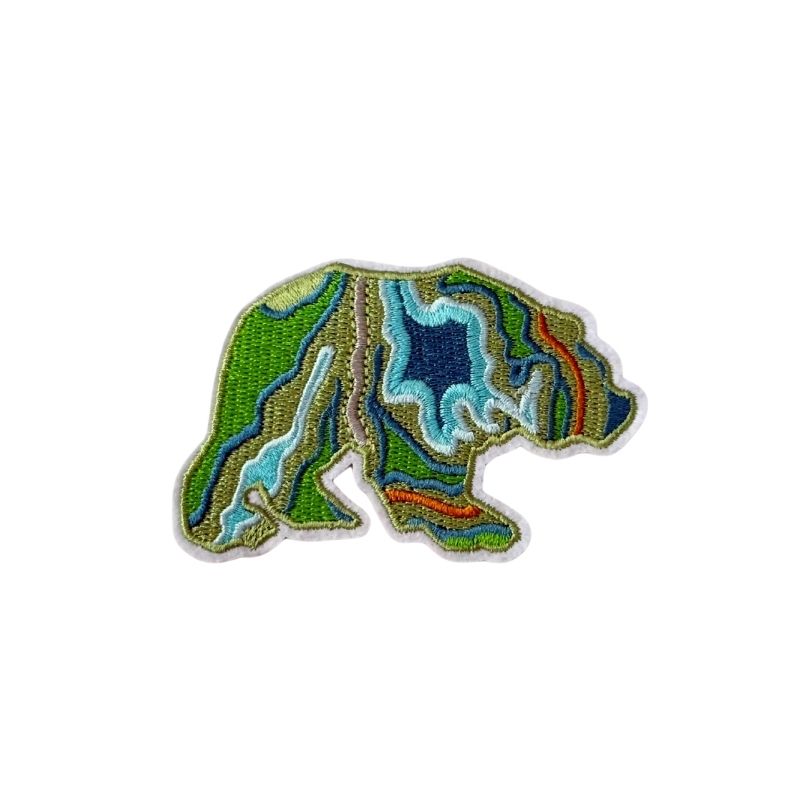 Des patchs d'ours "Dehors !"