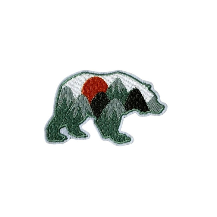 Des patchs d'ours "Dehors !"