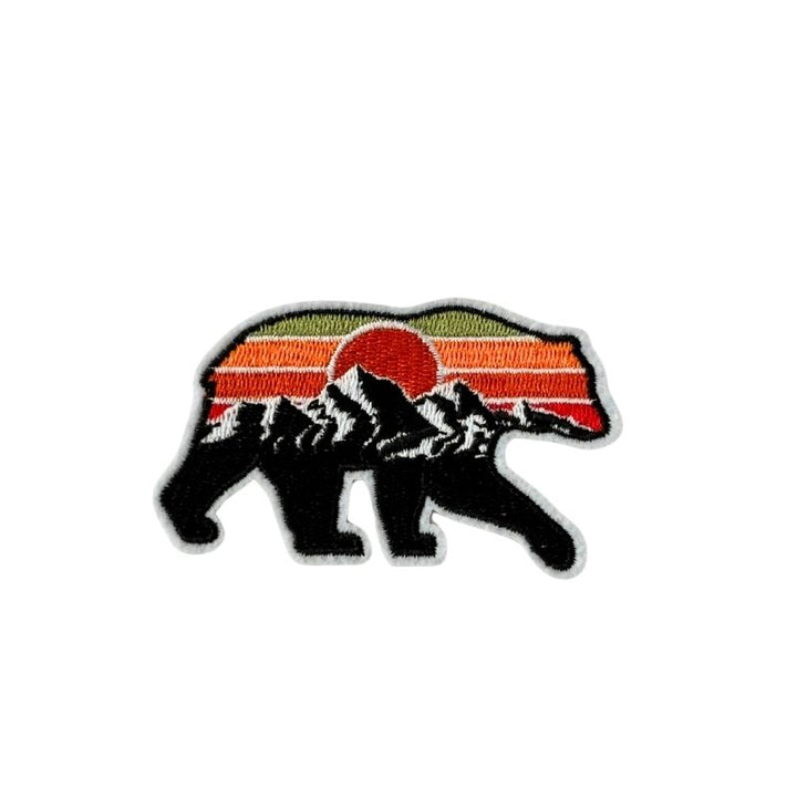 Des patchs d'ours "Dehors !"