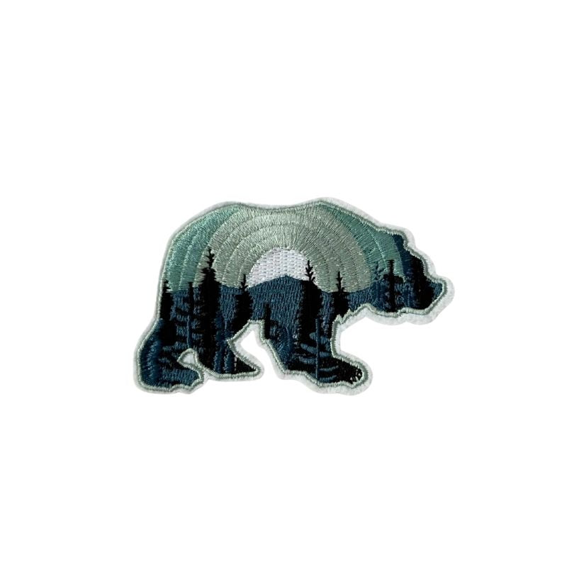 Des patchs d'ours "Dehors !"