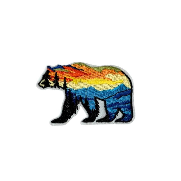 Des patchs d'ours "Dehors !"