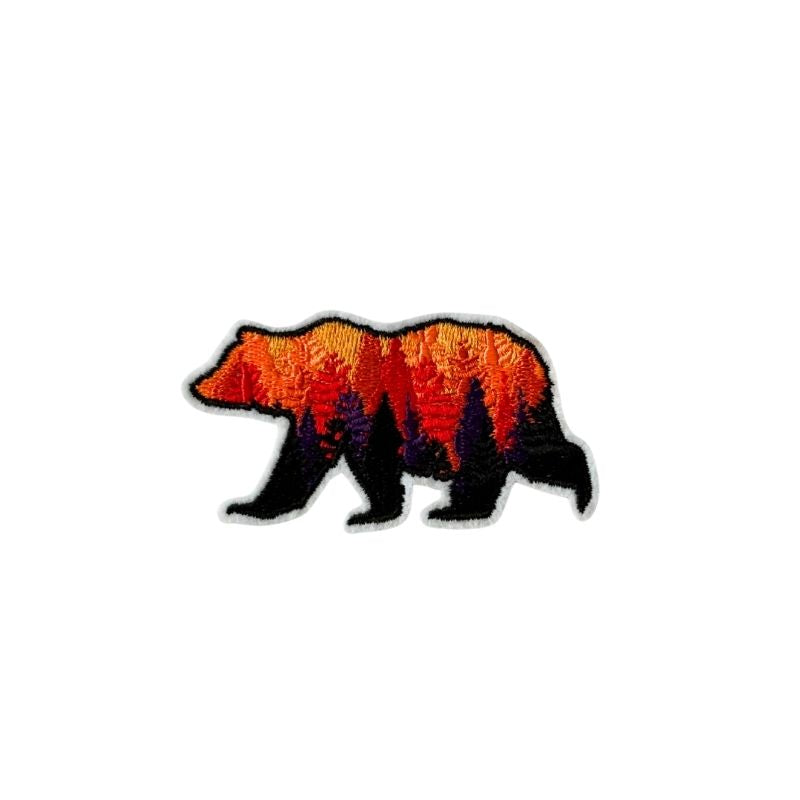 Des patchs d'ours "Dehors !"