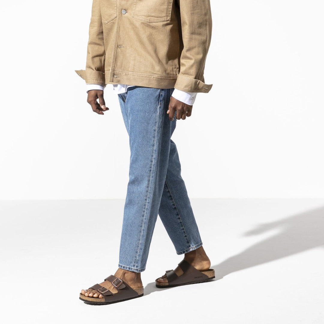Birkenstock Arizona Dark Brown Birko-Flor Sandal - Regular