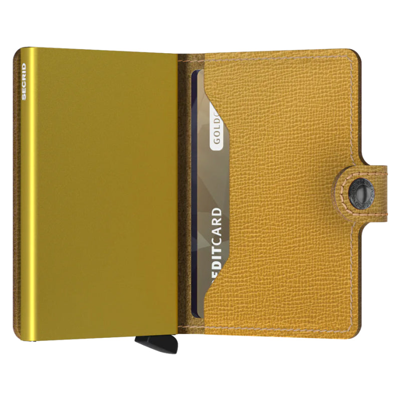 Secrid Mini Wallet - Crisple Ochre