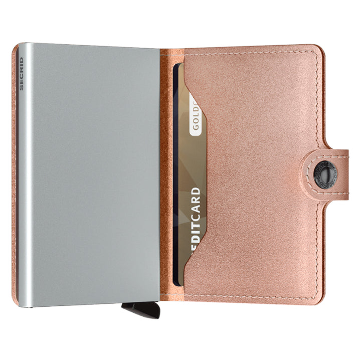 Secrid Mini Wallet - Metallic Rose