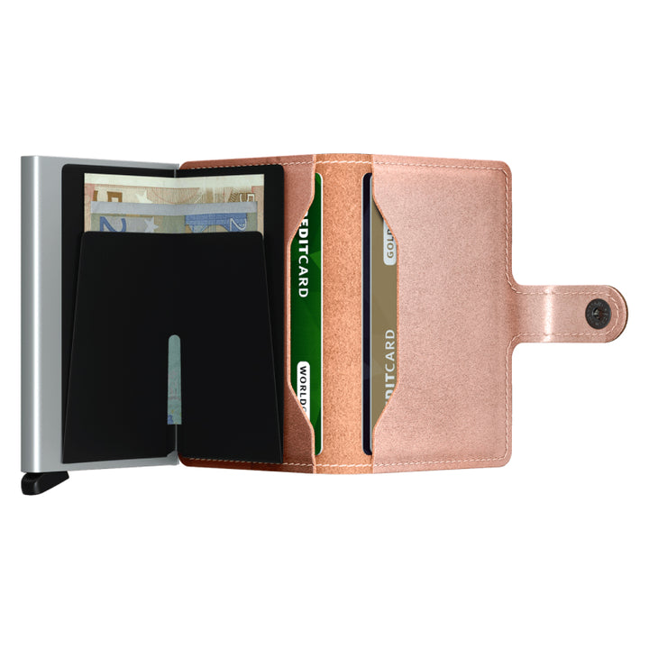 Mini portefeuille Secrid - Rose métallisé
