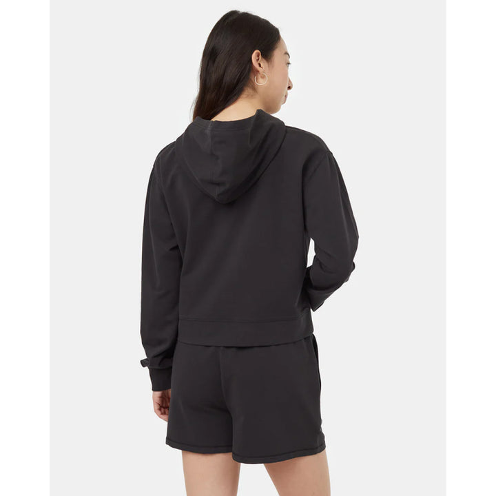 Tentree Sweat à capuche court en tissu éponge pour femme 