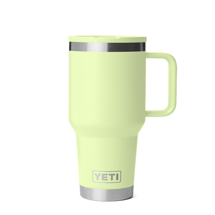 Yeti Rambler Gobelet de voyage 30 oz avec couvercle paille de couleur assortie