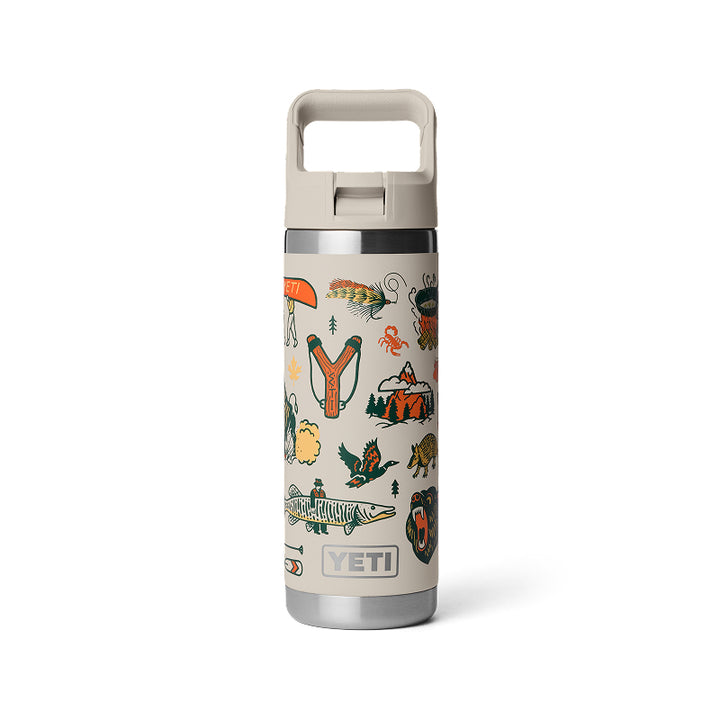 Bouteille Yeti Rambler de 18 oz avec paille