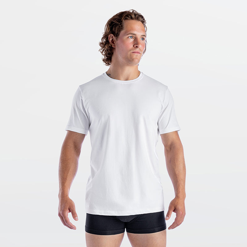 T-shirt ras-du-cou en jersey de coton extensible FLEX de Stanfield