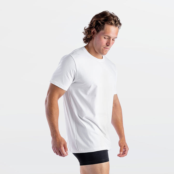 T-shirt ras-du-cou en jersey de coton extensible FLEX de Stanfield