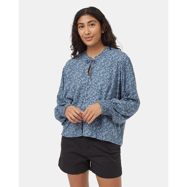 Tentree Chemisier smocké en crêpe EcoWoven pour femme