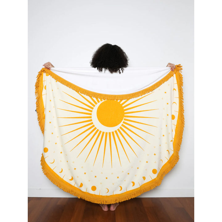 Tofino Towel THE ASTRO | Serviette de plage ronde en velours
