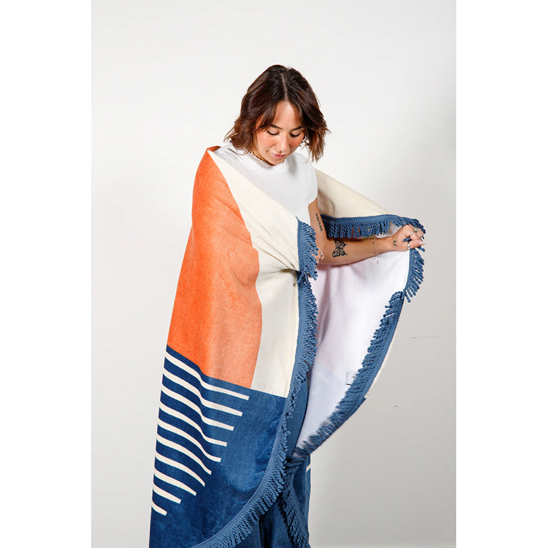 Serviette Tofino The EASTON | Serviette ronde en velours