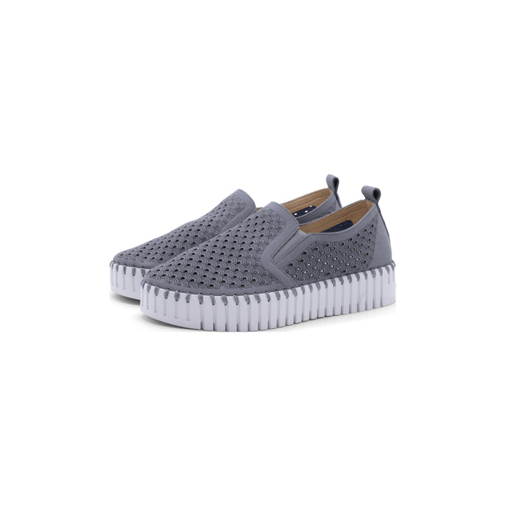 Ilse Jacobsen Platform Elastic Slip-On With Cut Outs