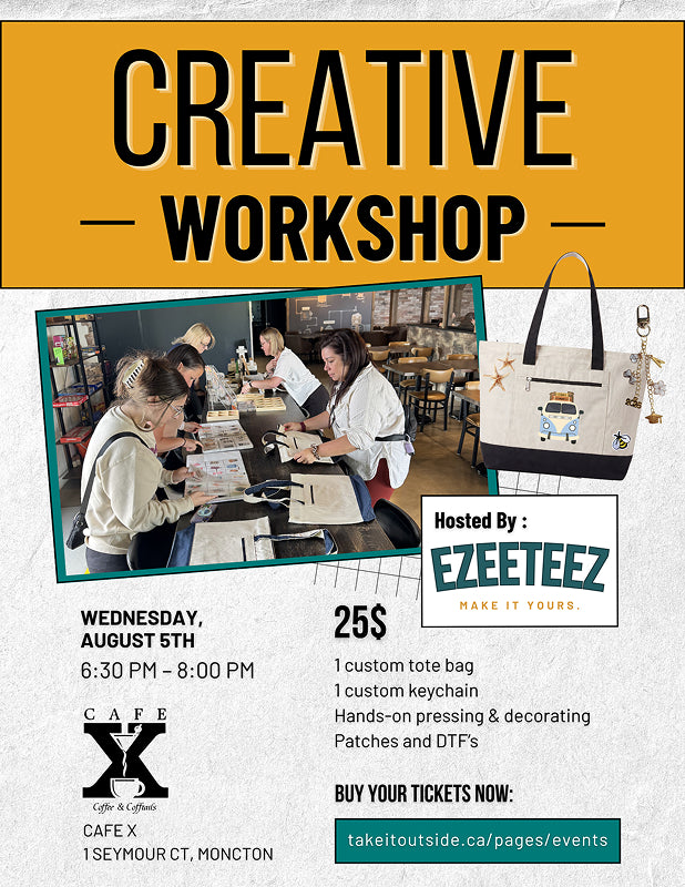EzeeTeez Creative Workshop @ Cafe X Event Ticket