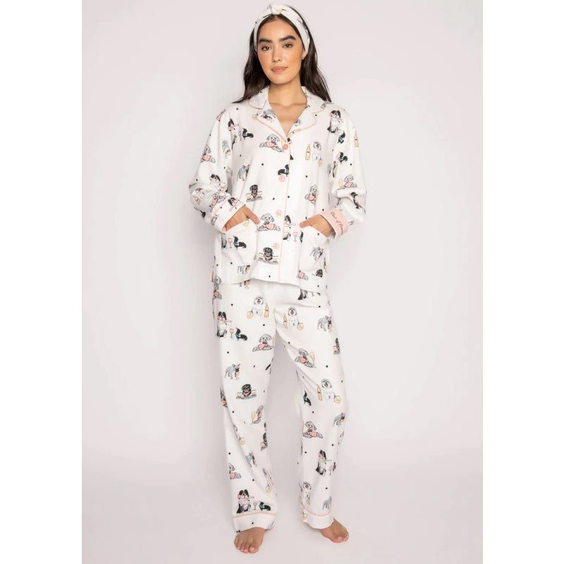 PJ Salvage - Flannel PJ Set - Ivory