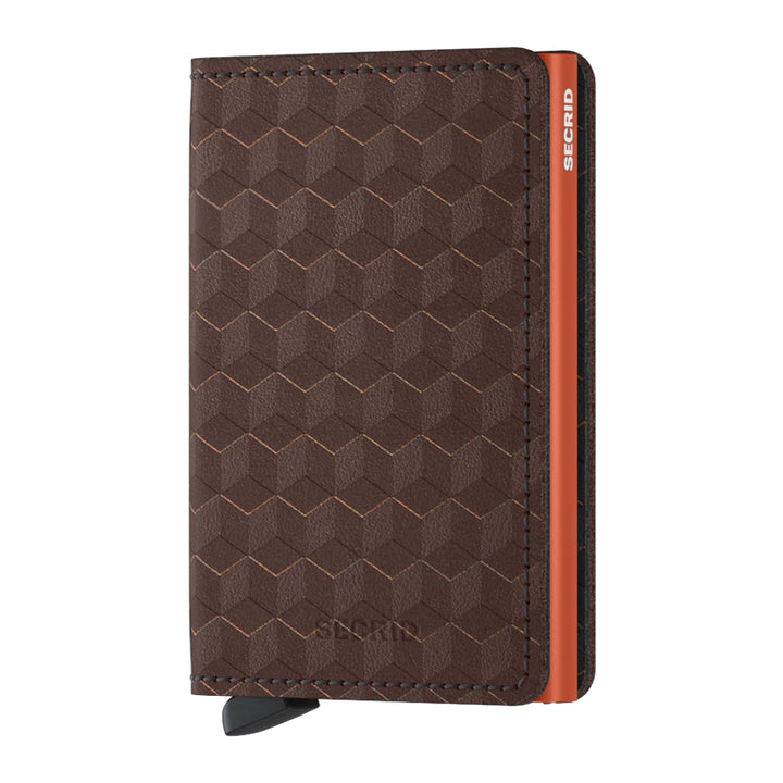 Secrid Slim Wallet - Optical Brown/Orange