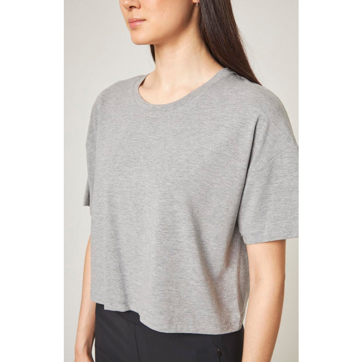 MPG Pima Cotton Cropped Boyfriend Tee