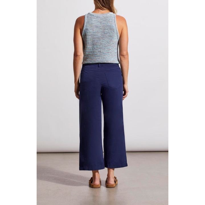 Tribal Audrey Wide Crop Jeans w/ Fancy Cord