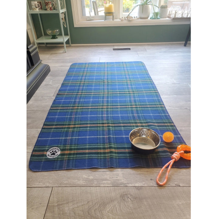 Patrick King Woollen Company - Couverture en laine pour animaux de compagnie motif écossais Barkingtosh