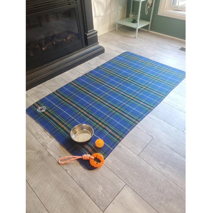 Patrick King Woollen Company - Couverture en laine pour animaux de compagnie motif écossais Barkingtosh