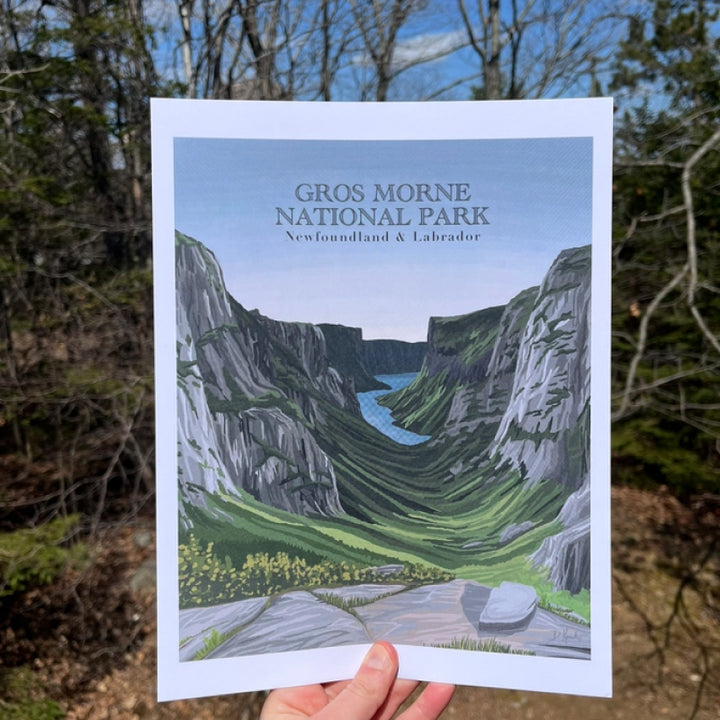 Projet artistique disparu | Estampes du Parc national du Gros-Morne | Terre-Neuve