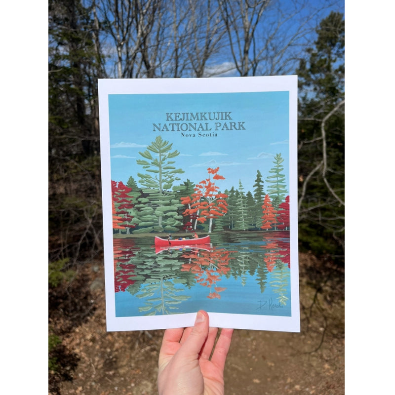 Projet d'Art Ancien | Estampes du Parc National de Kejimkujik | Nouvelle-Écosse