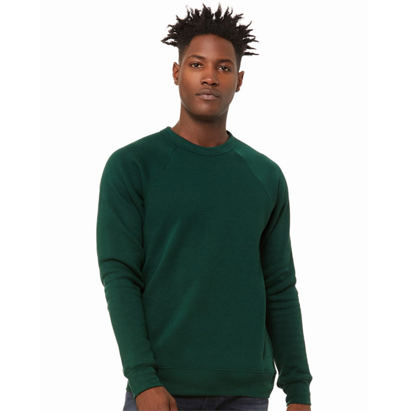 Sweat-shirt raglan unisexe en molleton éponge Take It Outside Essentials