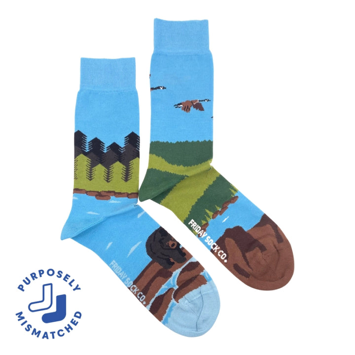 Friday Sock Co. - Chaussettes Paysage Canadien Canadian Shield pour Hommes