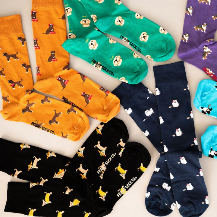 Friday Sock Co. Chaussettes pour hommes Chien Taco