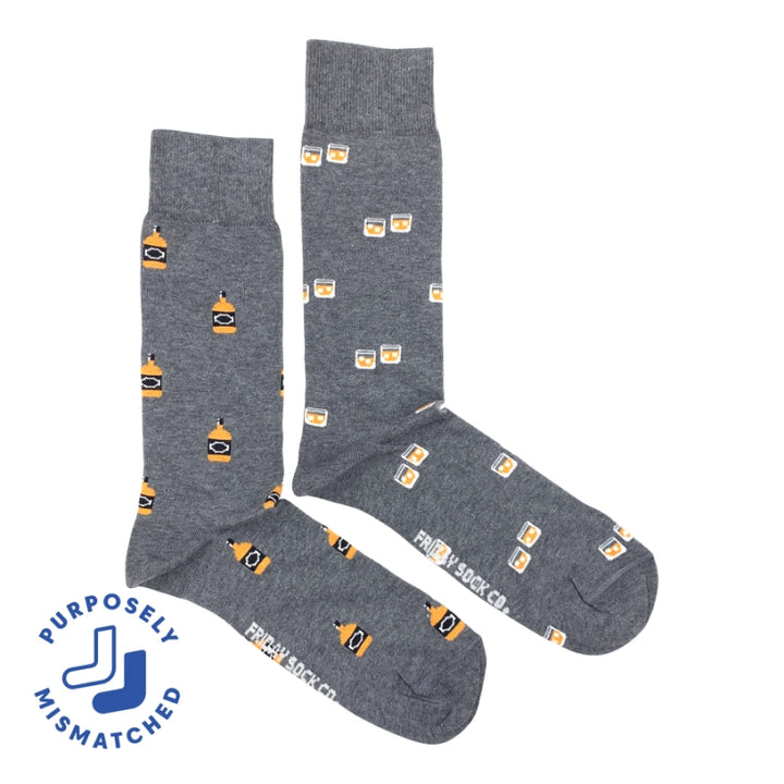 Friday Sock Co. - Chaussettes homme Whisky & Verre