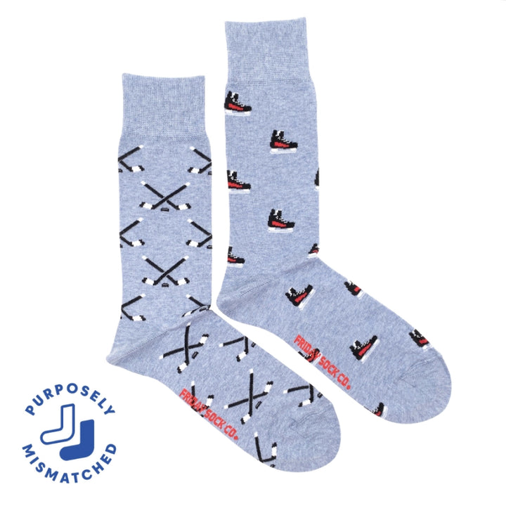 Friday Sock Co. – Chaussettes de hockey pour hommes (patins et crosse)