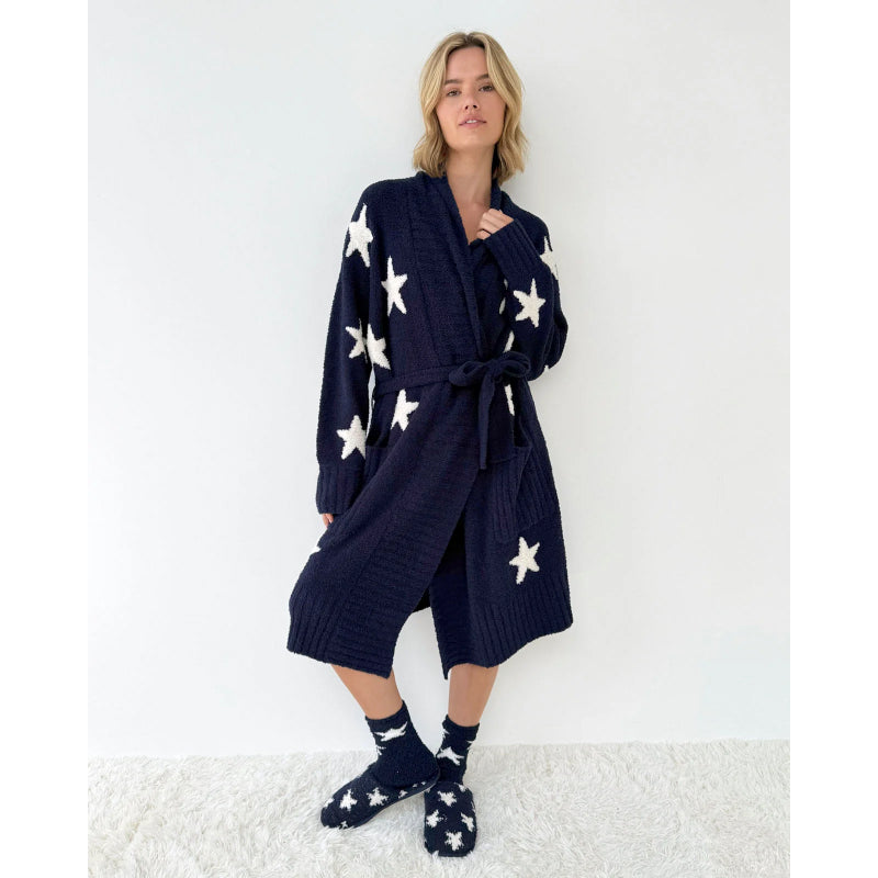 Splendide robe de chambre en polaire duveteuse
