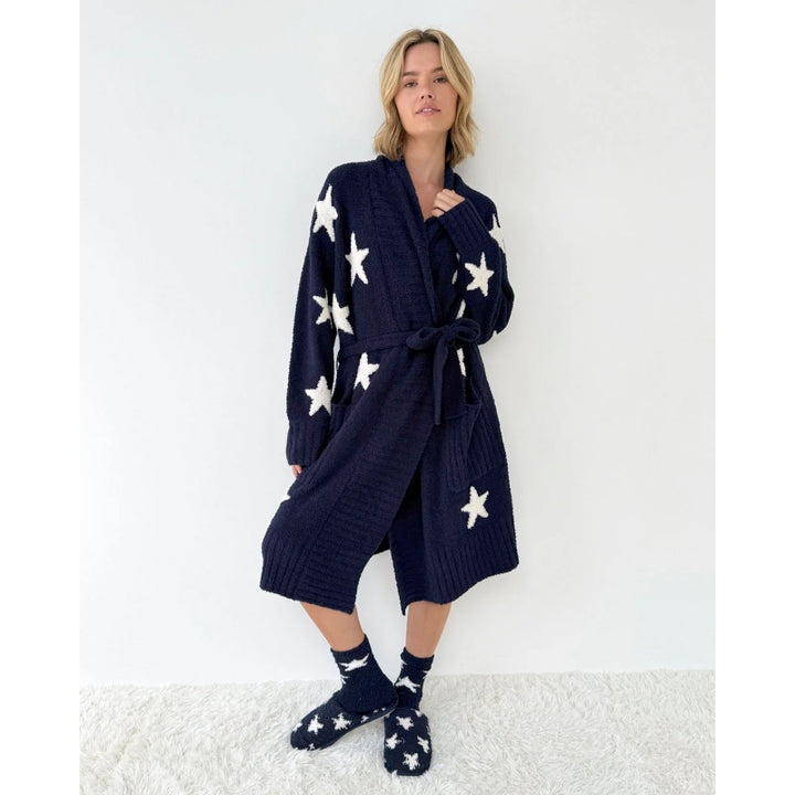 Splendide robe de chambre en polaire duveteuse