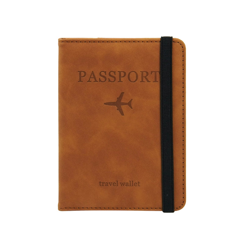 Portefeuille de voyage pour passeport - Blocage RFID