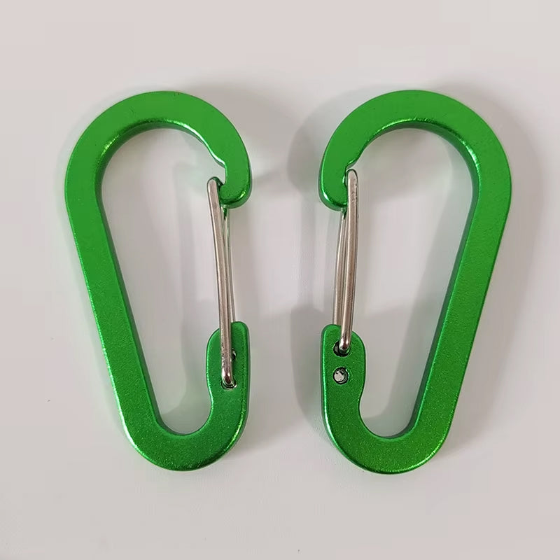 Mousqueton porte-clés en aluminium