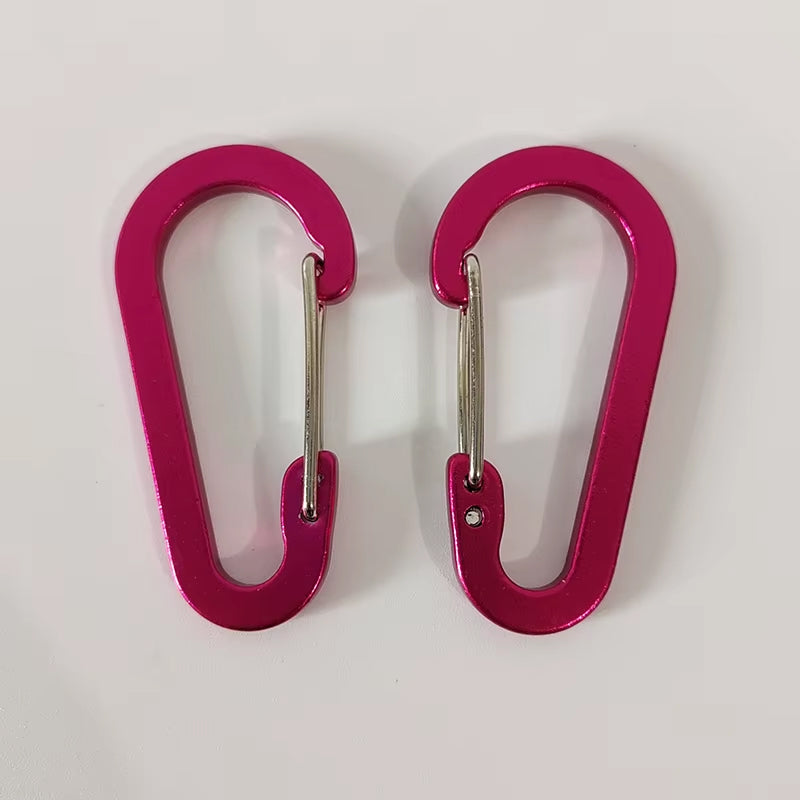 Mousqueton porte-clés en aluminium