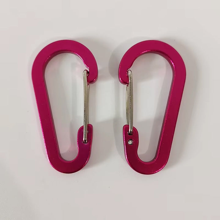 Mousqueton porte-clés en aluminium