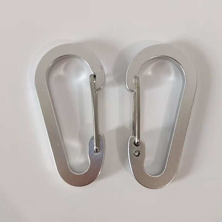 Mousqueton porte-clés en aluminium