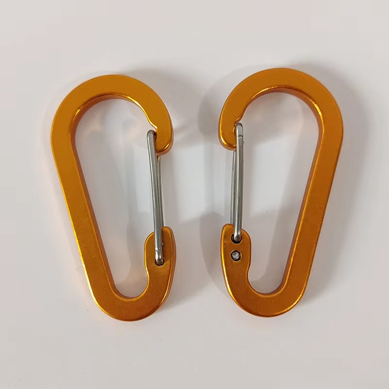Mousqueton porte-clés en aluminium