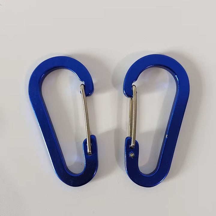 Mousqueton porte-clés en aluminium