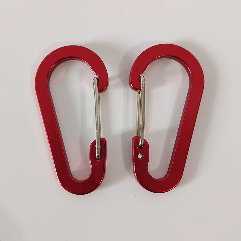 Mousqueton porte-clés en aluminium