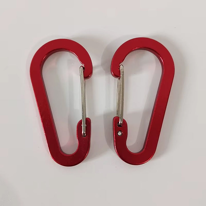 Mousqueton porte-clés en aluminium
