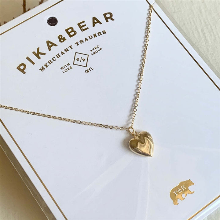 Collier avec Breloque Cœur "Tresna" Pika & Bear