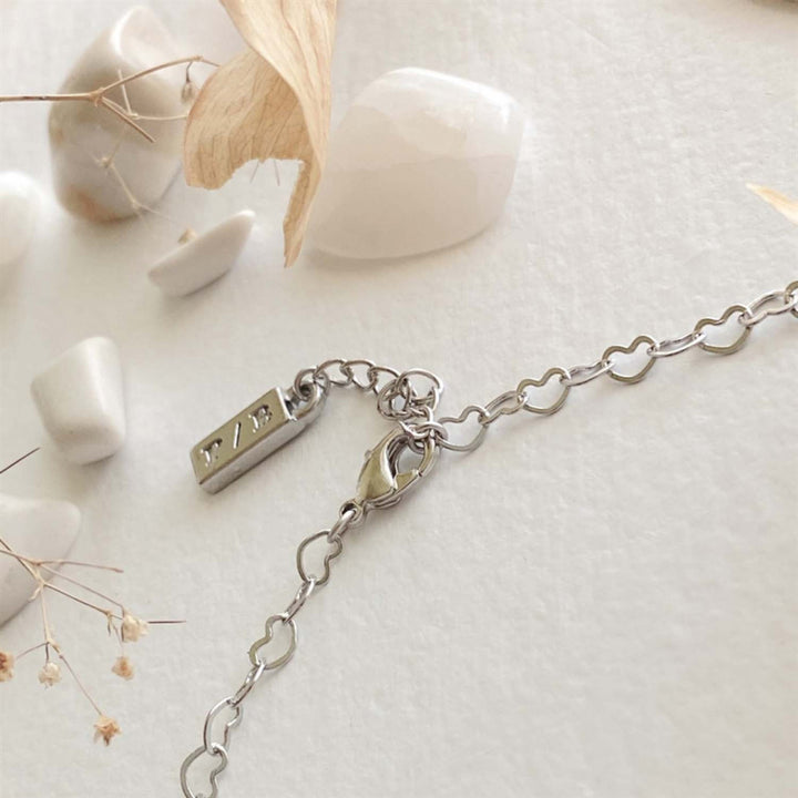 Bracelet chaîne Pika & Bear "Love Bites" cœurs entrelacés