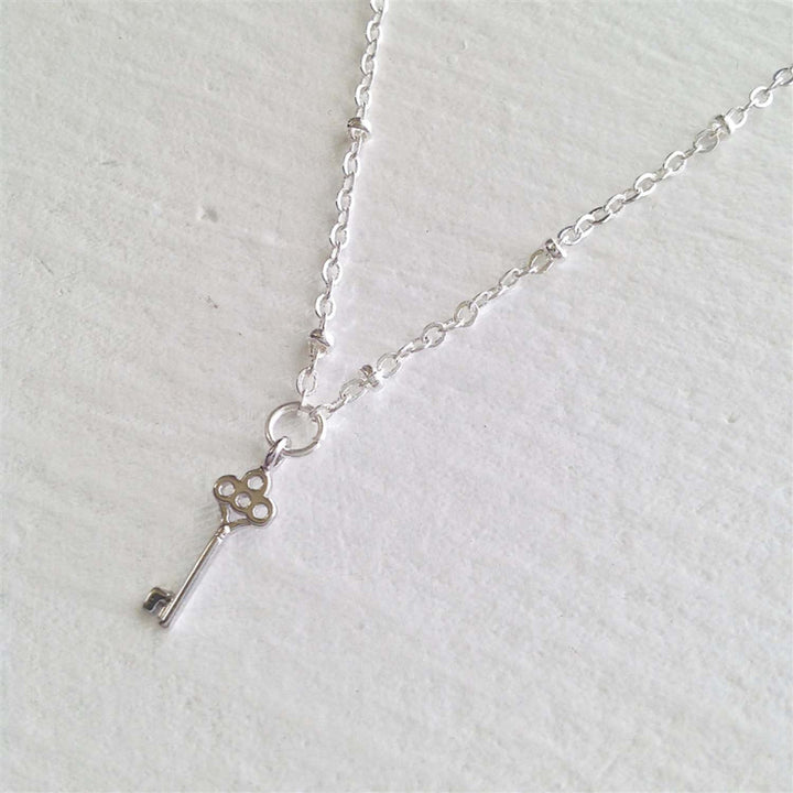 Collier Pika & Bear « Minerva » avec breloque petite clé en argent