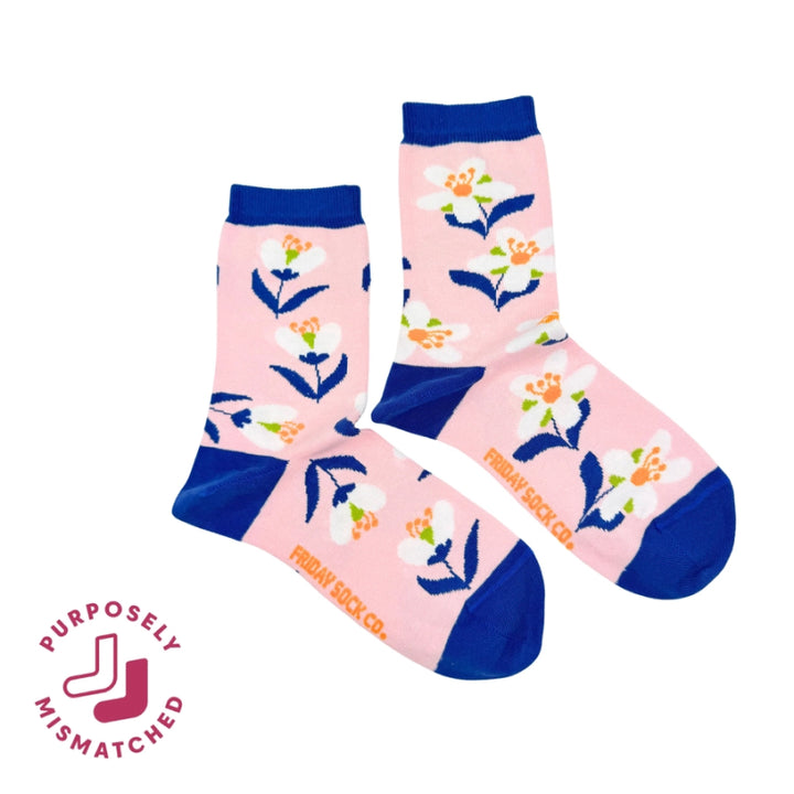 Friday Sock Co. Chaussettes Dépareillées Modern Jasmine pour Femme