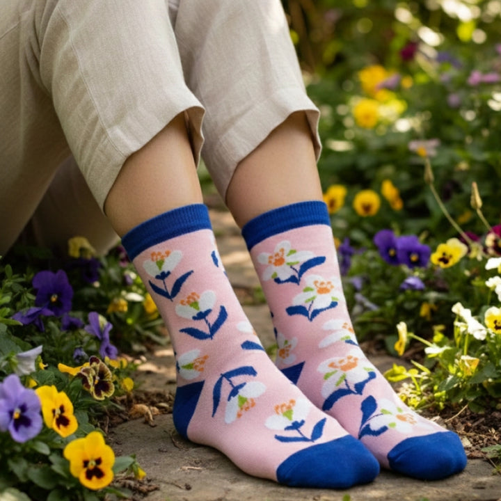 Friday Sock Co. Chaussettes Dépareillées Modern Jasmine pour Femme